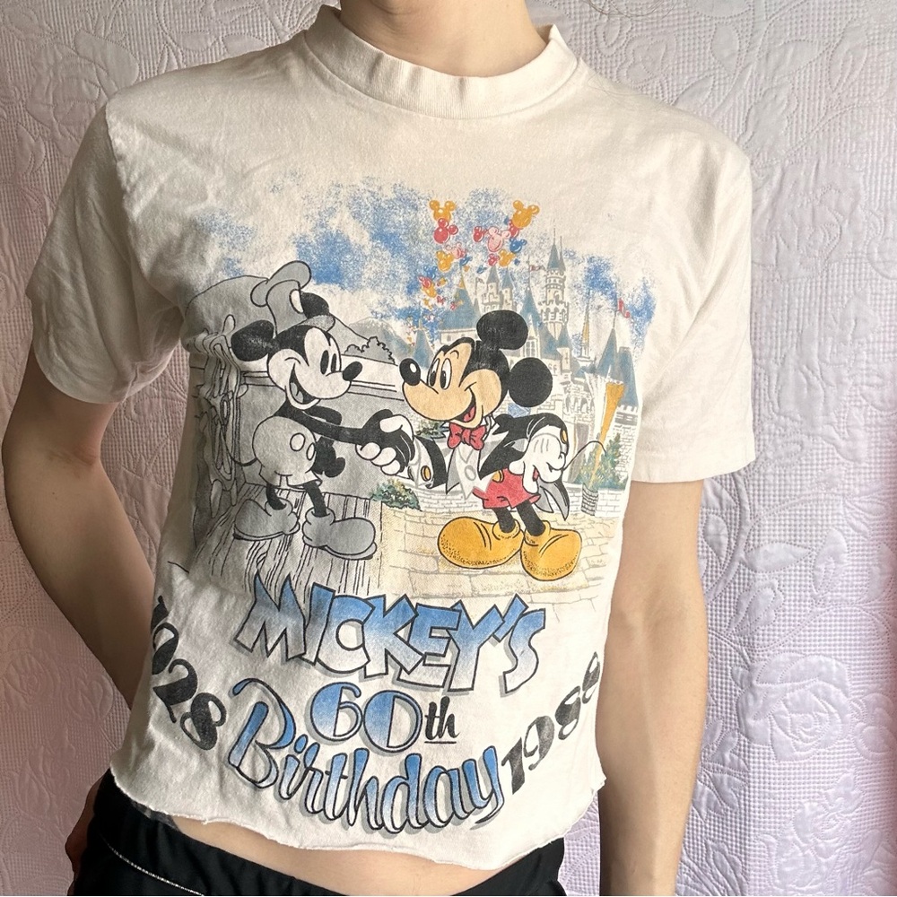 Vintage Disney Mickey Mouse 60th Birthday T-Shirt